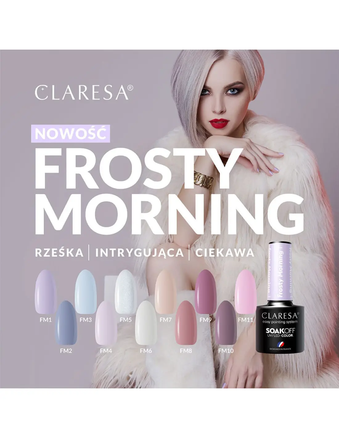 CLARESA Gel Polonais Frosty Matin 10 -5g 
