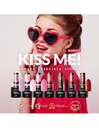 CLARESA Kiss Me! Hybrid-Nagellack 1 -5g 