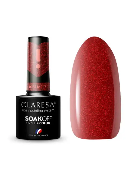 Esmalte híbrido CLARESA Kiss Me! 7 -5g