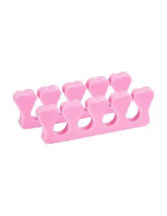 Séparateurs en mousse pour pédicure 100 pièces rose