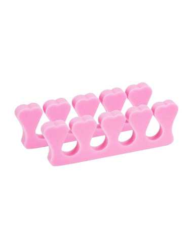Separatory piankowe do pedicure 100 szt. różowe 