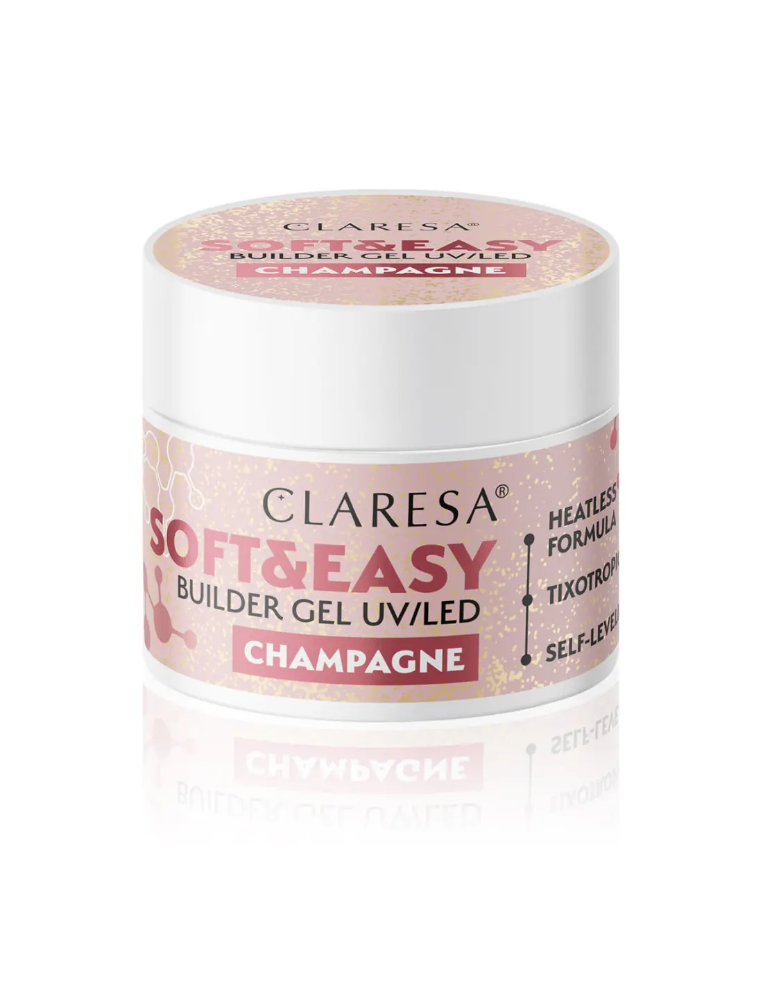 Gel de construction Claresa Soft&Easy champagne 45g 