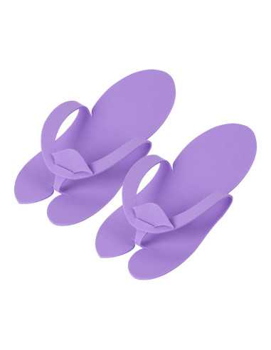 Disposable foam flip-flops 10 pairs assorted colors