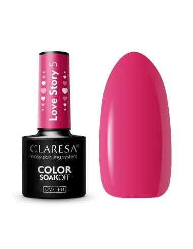 Smalto per unghie ibrido CLARESA LOVE STORY 5 - 5g