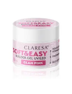 Claresa bouwgel Soft&Easy glam roze 90g
