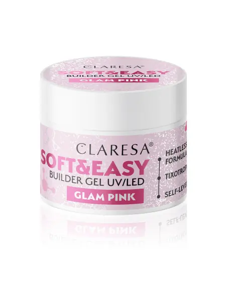 Claresa gel constructor Soft&Easy rosa glam 90g