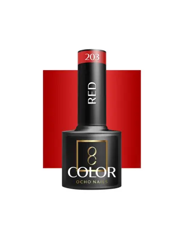OCHO NAILS Red Hybrid Nail Polish 203 -5g 