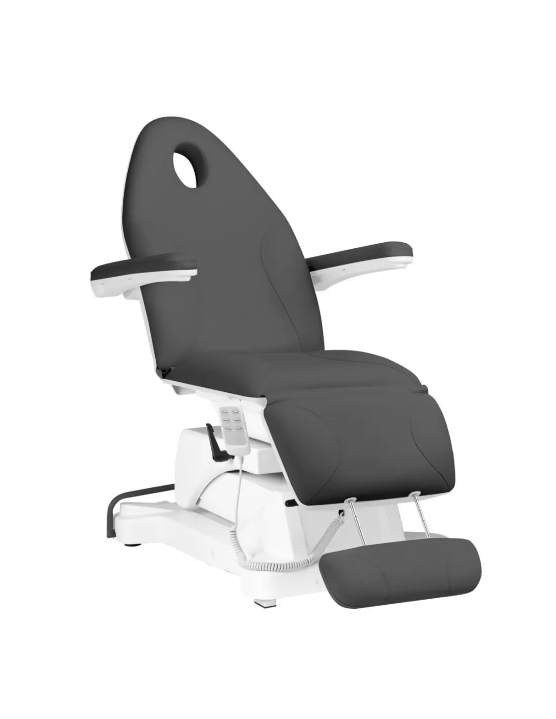 Fauteuil cosmétique électrique Sillon Basic 3 moteurs. gris tournant 