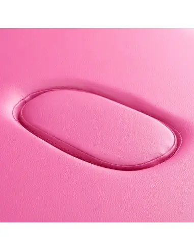 Lettino da massaggio pieghevole in legno Comfort Activ Fizjo 2 segmenti rosa
