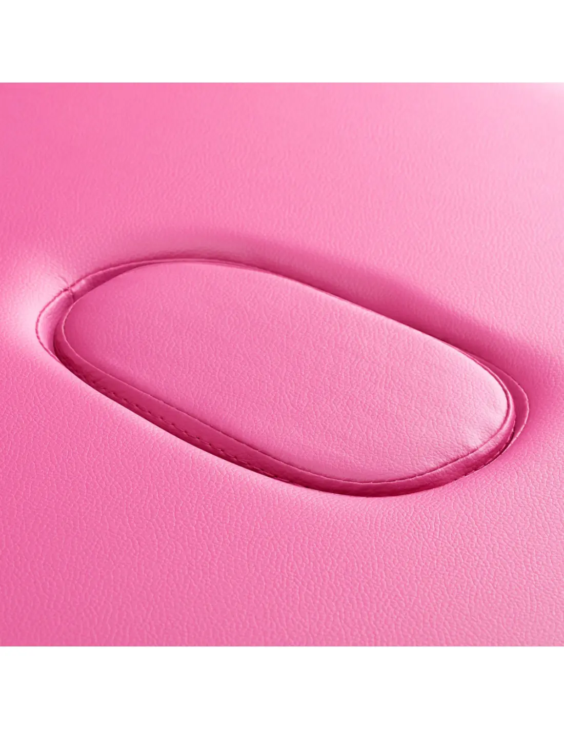 Activ Fizjo 2-segment comfort folding massage table in aluminium, pink
