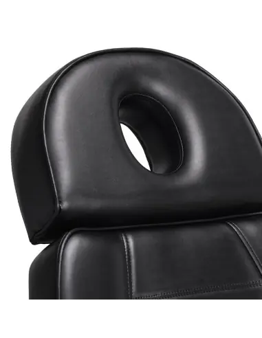Fotel kosmetyczny elektryczny sillon lux 273b + stołek 304 czarny