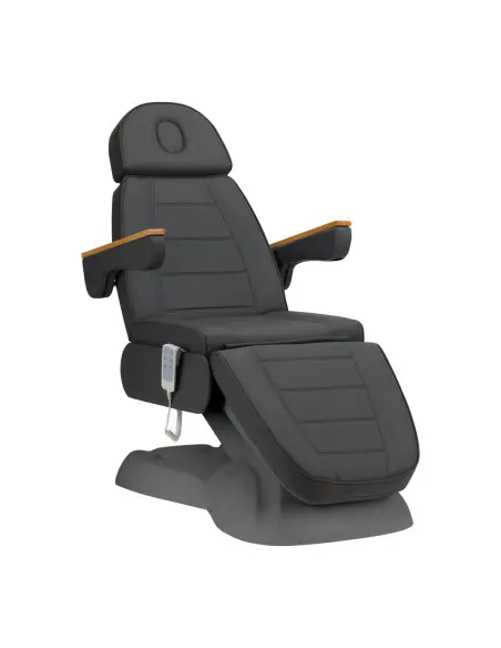 Fauteuil cosmétique électrique SILLON Lux 3 moteurs gris, piètement gris 