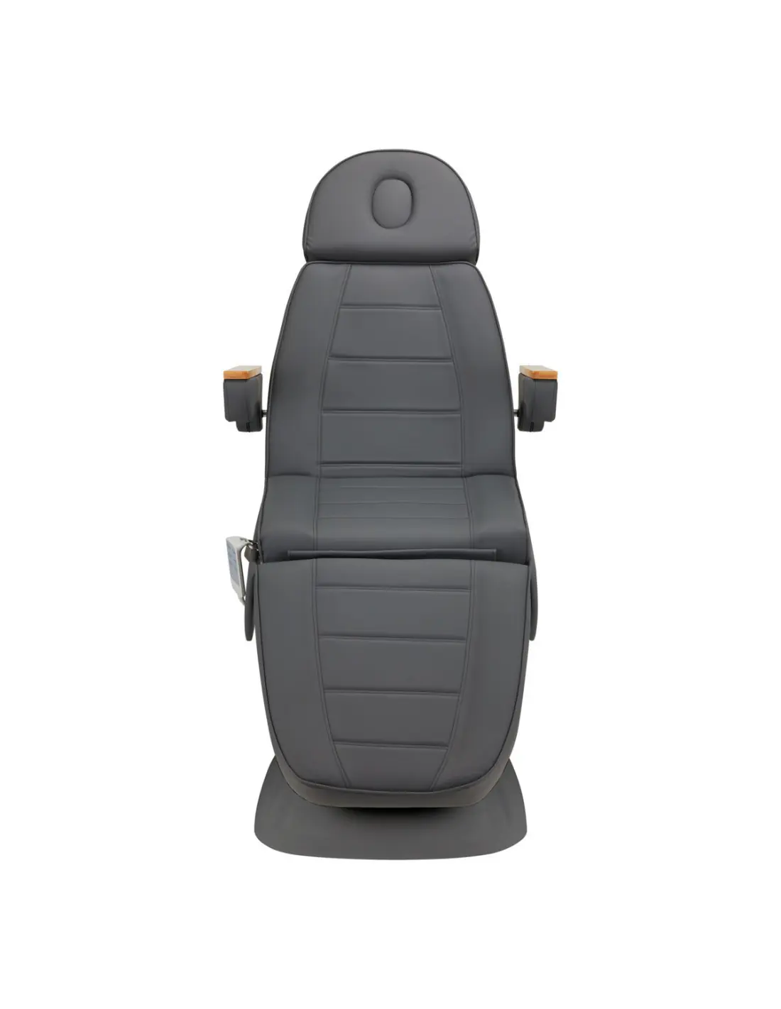 Fauteuil cosmétique électrique SILLON Lux 3 moteurs gris, piètement gris 