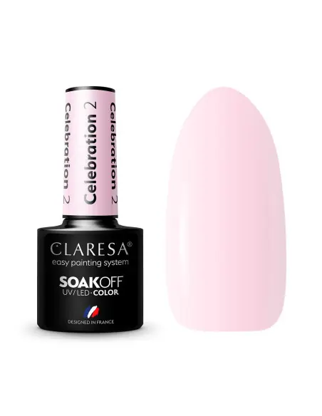 CLARESA Esmalte de uñas híbrido CELEBRATION 2 -5g 