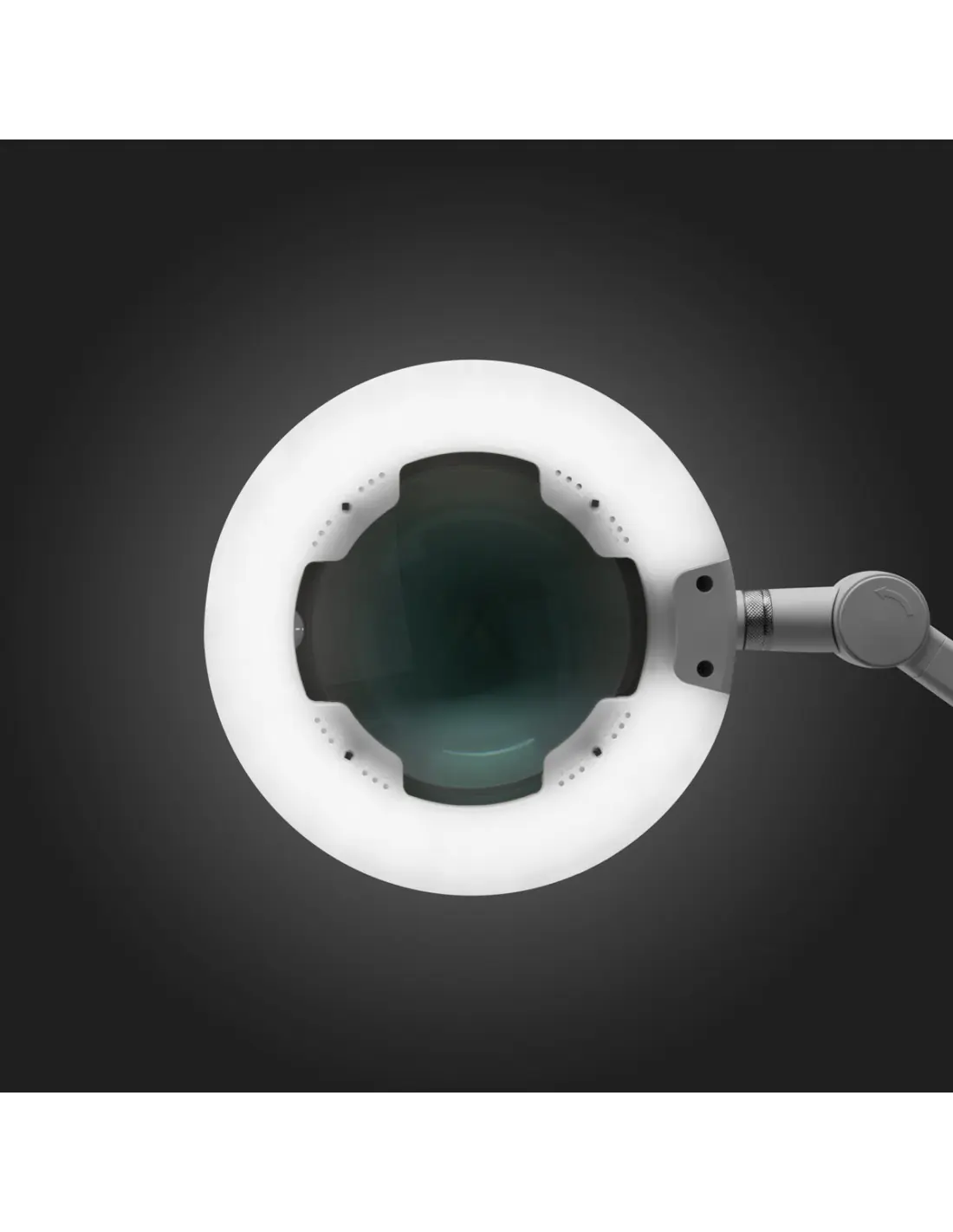 Lampe loupe LED Glow 8021 pour le dessus de table couleur de lumière 