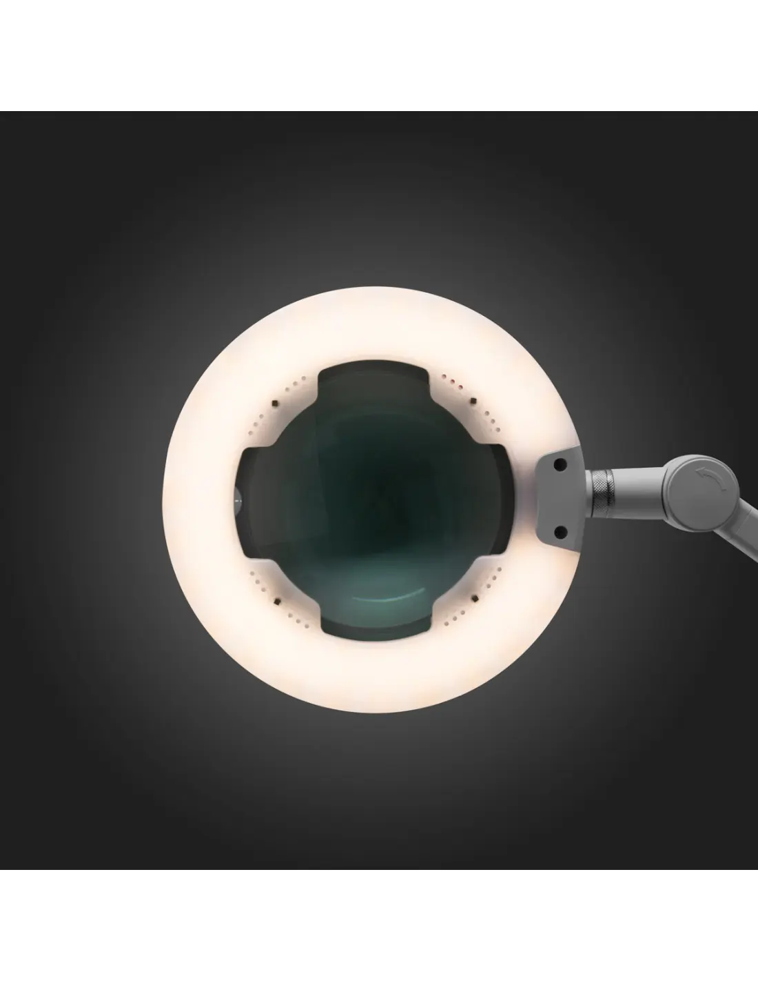 Lampe loupe LED Glow 8021 pour le dessus de table couleur de lumière 