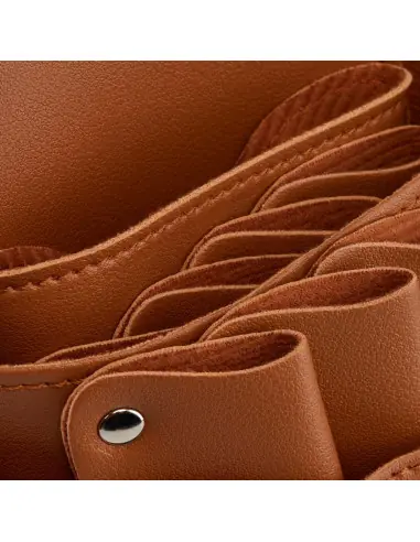 Etui de ceinture pour ciseaux de coiffure T14 marron 