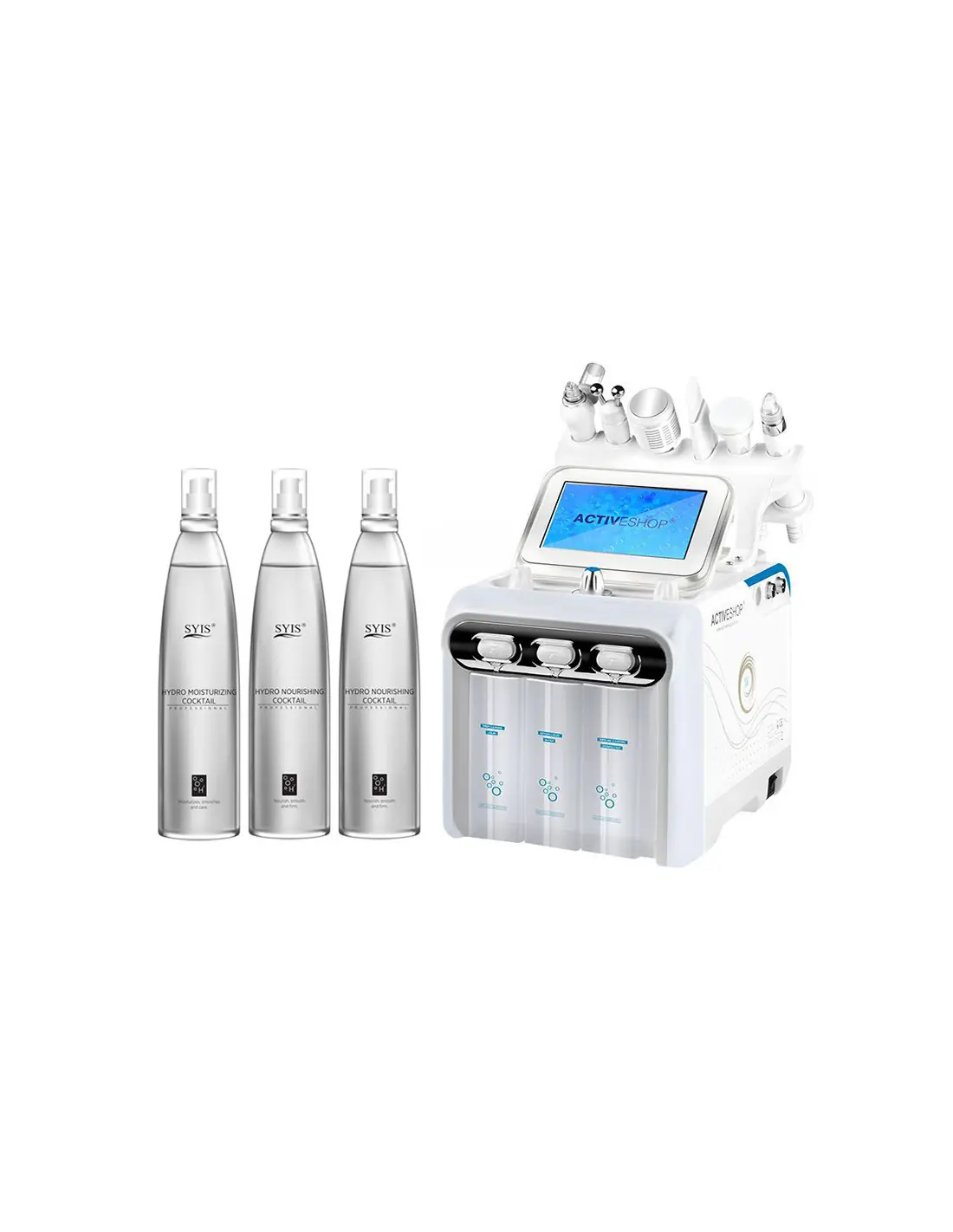 Urządzenie oczyszczanie wodorowe Hydrogen H2+ 6w1 + zestaw płynów Syis hydro 
