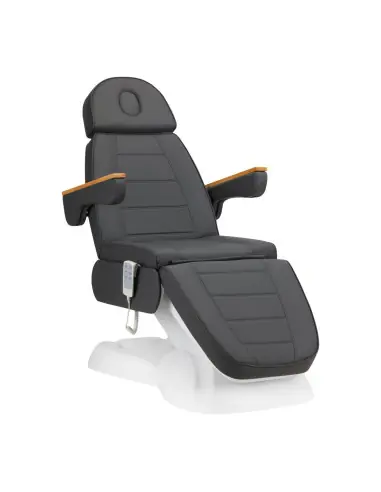 Sillón cosmético eléctrico Sillon Lux 273b de 3 motores, color gris