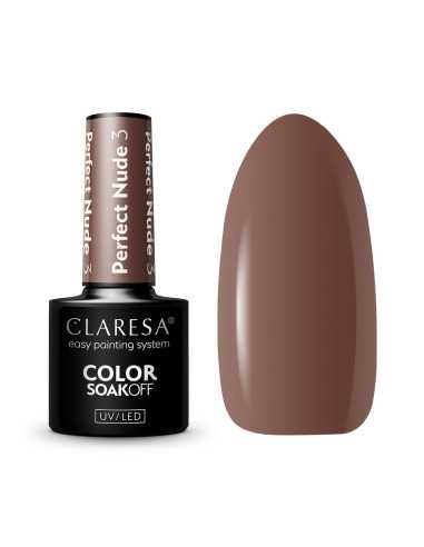 CLARESA PERFECT NUDE 3 -5g vernis à ongles hybride 