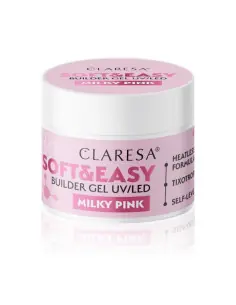 Gel da costruzione Claresa Soft&Easy rosa latte 45g
