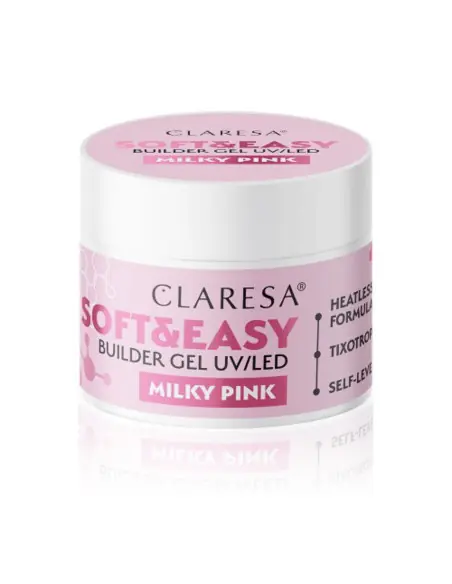 Clarasa Soft&Easy gel constructor lechoso rosa 45g