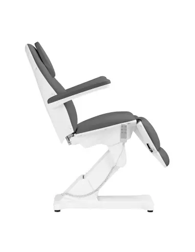 Fotel kosmetyczny elektryczny Sillon Basic 3 siln. szary 