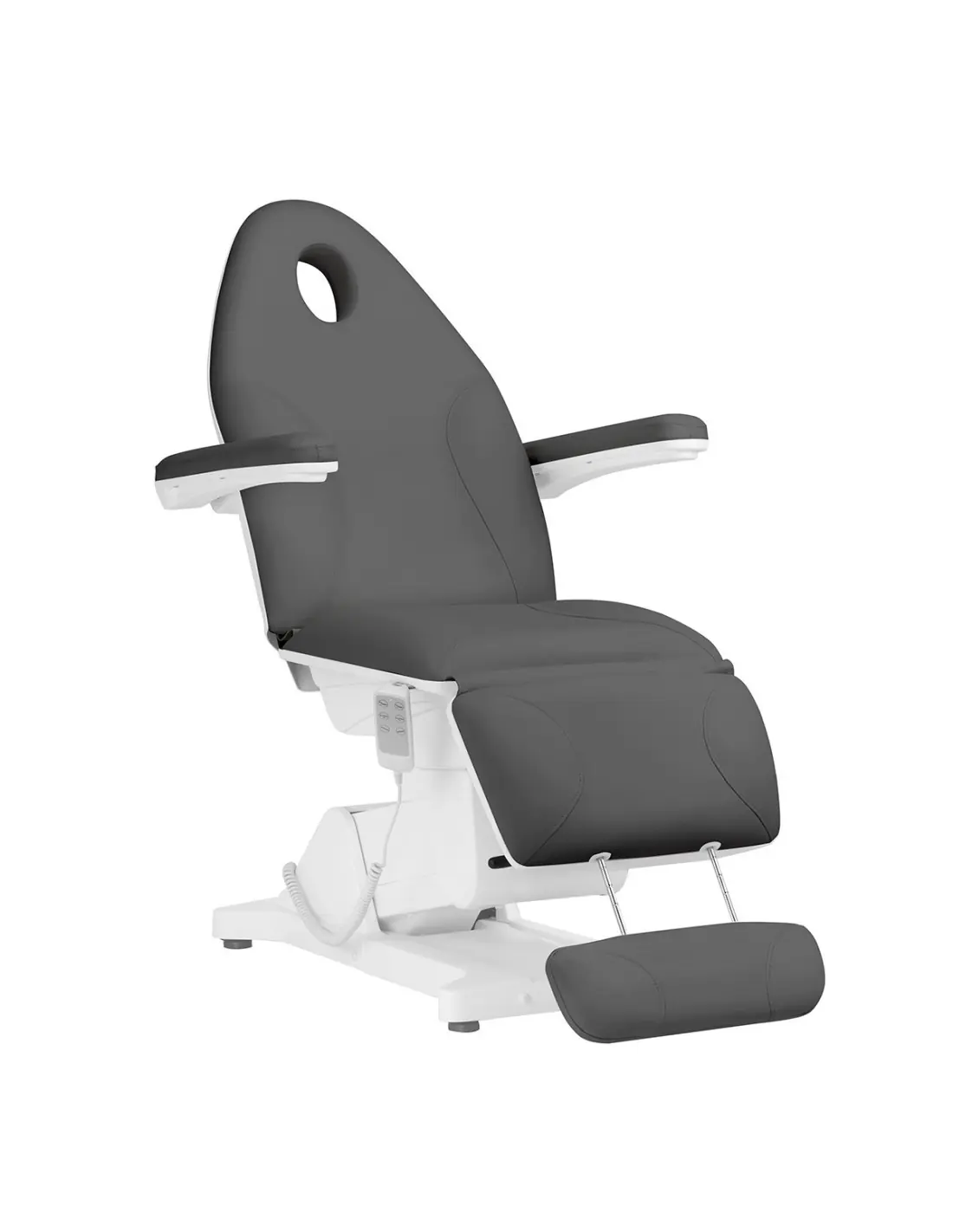 Fotel kosmetyczny elektryczny Sillon Basic 3 siln. szary 