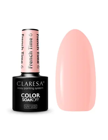 CLARESA Lakier hybrydowy French Time 6 -5g 