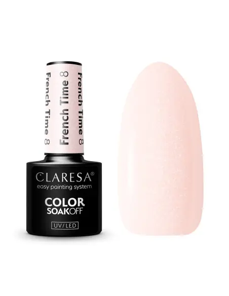 CLARESA Lakier hybrydowy French Time 8 -5g 