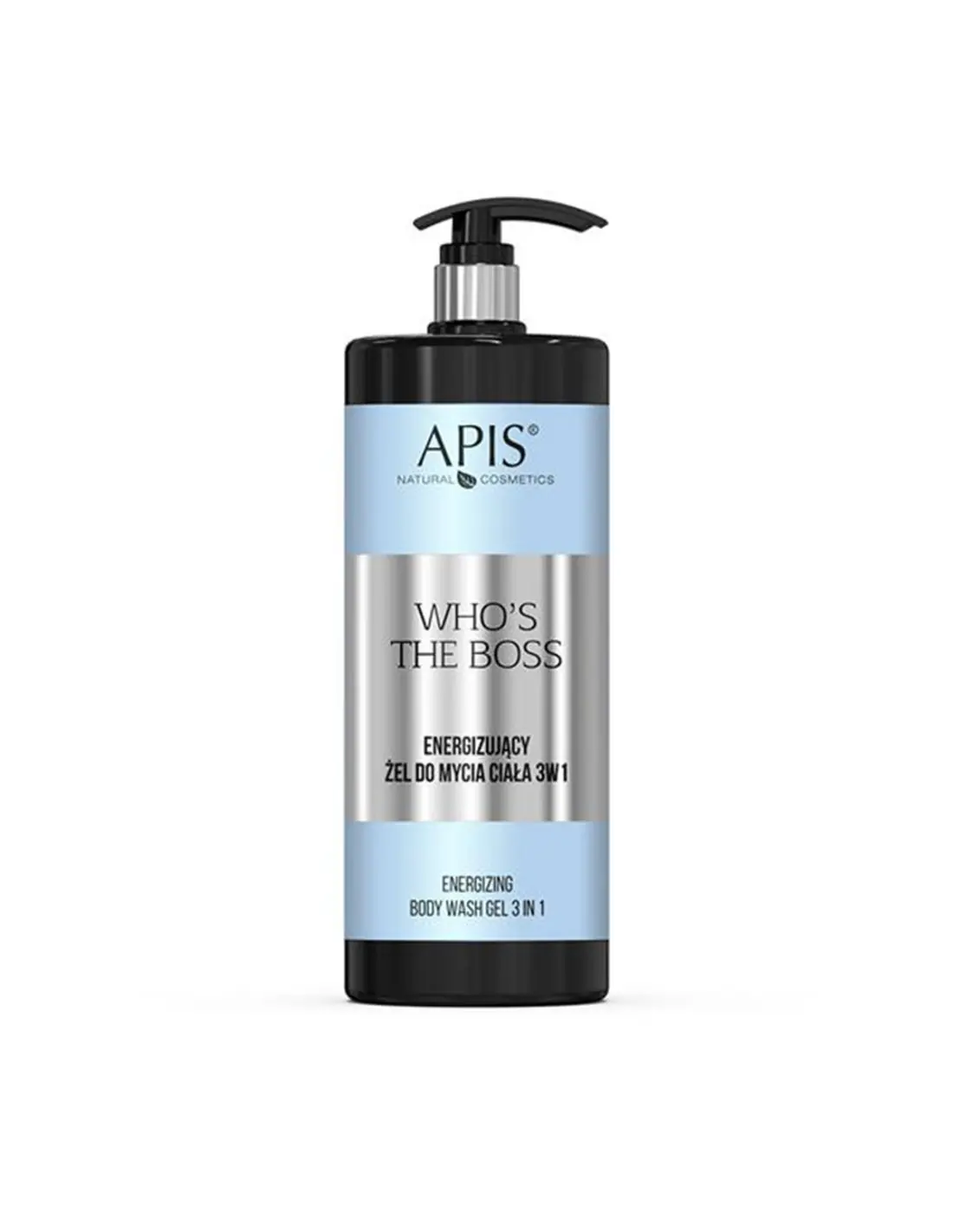 Apis whos the boss energizujący żel do mycia ciała 3w1 1l 