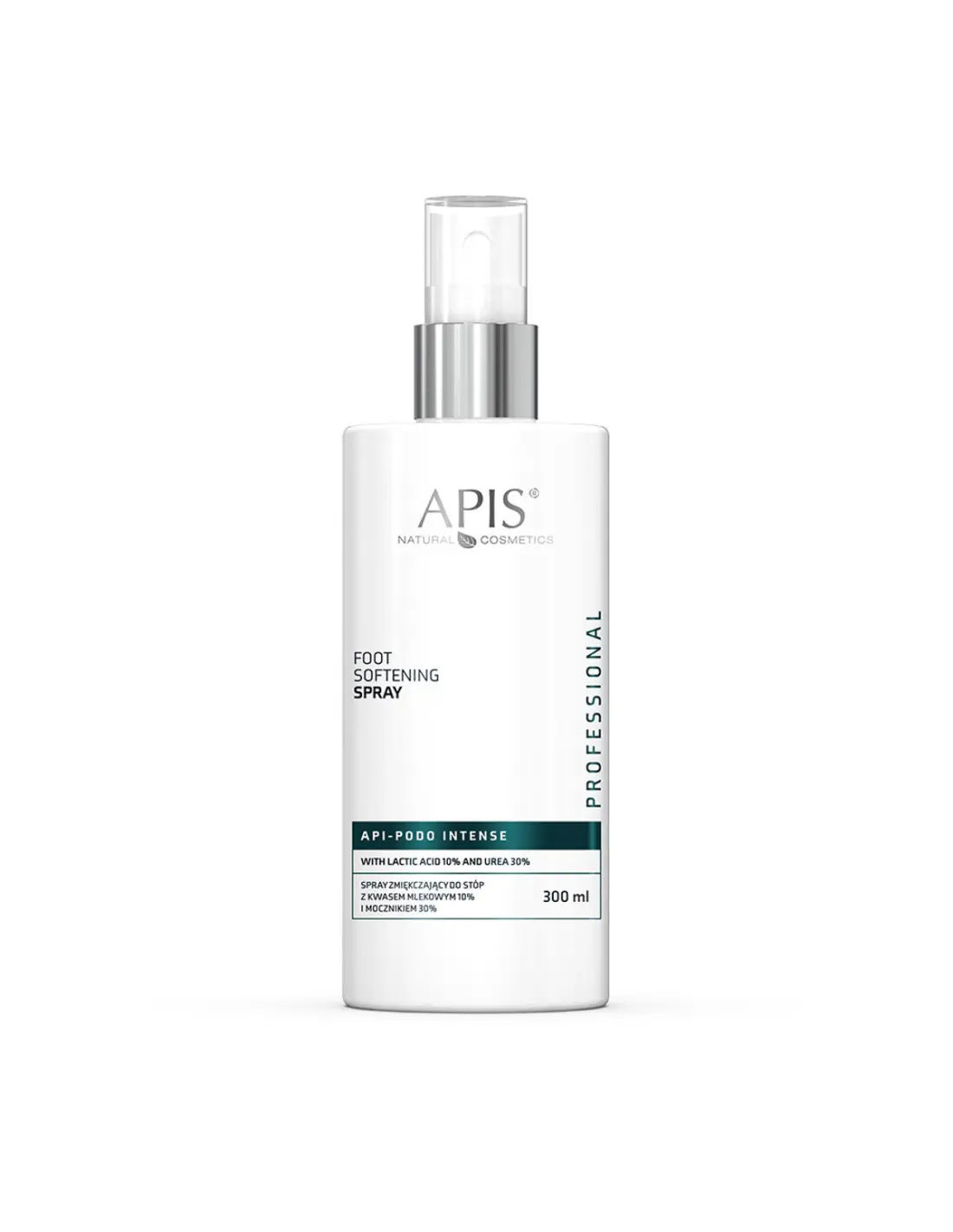 Apis Api-Podo Intense Spray zmiękczajacy do stóp z kwasami AHA, BHA i mocznikiem 25% 300ml 