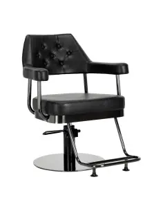 Sillón de peluquería Gabbiano Granada negro