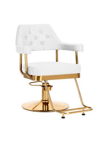 Chaise de coiffure gabbiano granada or blanc {attributes}