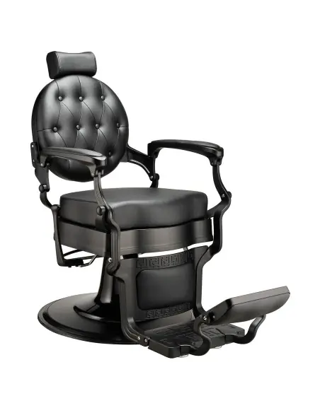 Fotel fryzjerski Florence Full Black – integralny design i profesjonalna wydajność