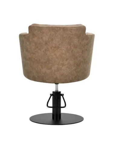  Fauteuil de coiffure marron ancien gabbiano roma 