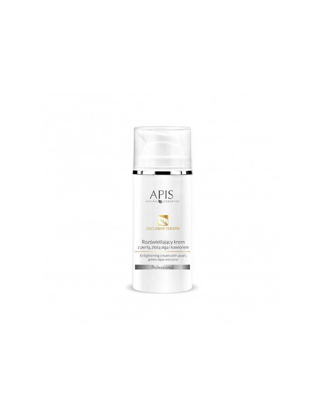 Apis exclusive terapis rozświetlający krem z perłą, złotą algą i kawiorem 100 ml 