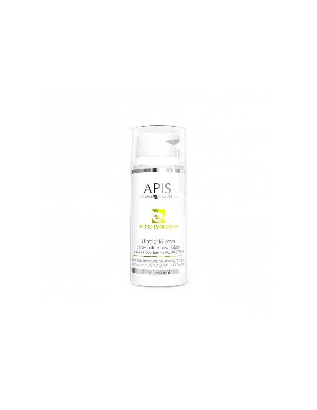 Apis hydro evolution ultralekki krem ekstremalnie nawilżający z gruszką i rabarbarem aquaxtrem™ 100 ml 