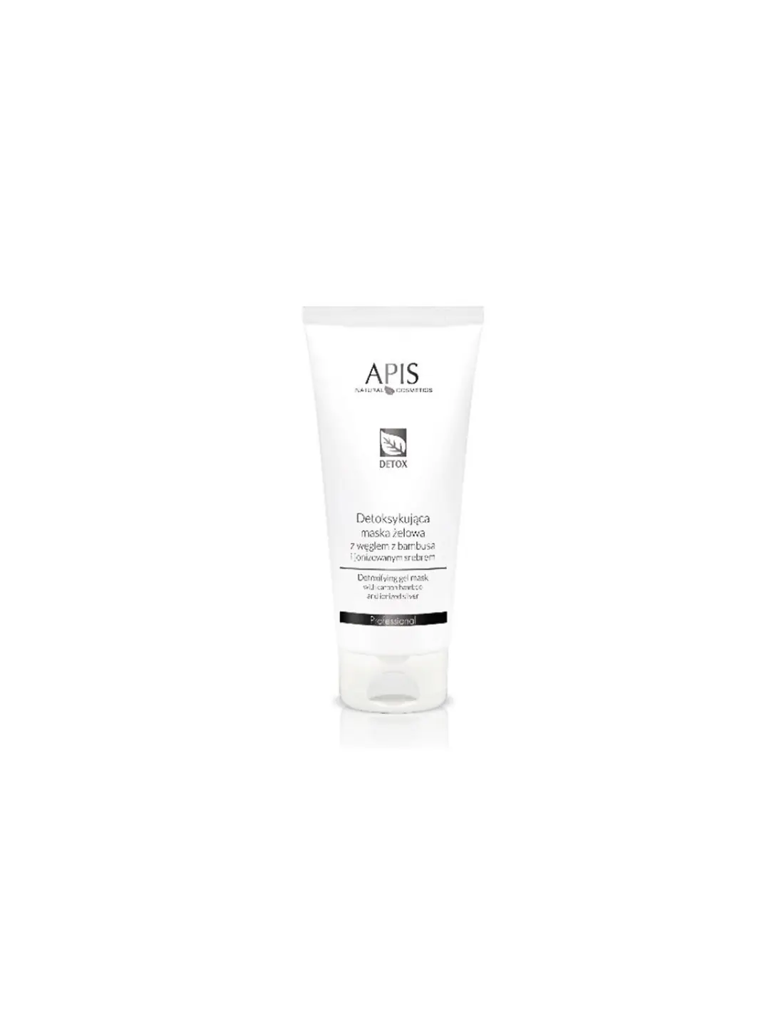 Apis detoksykująca maska żelowa z węglem z bambusa i jonizowanym srebrem 200 ml 