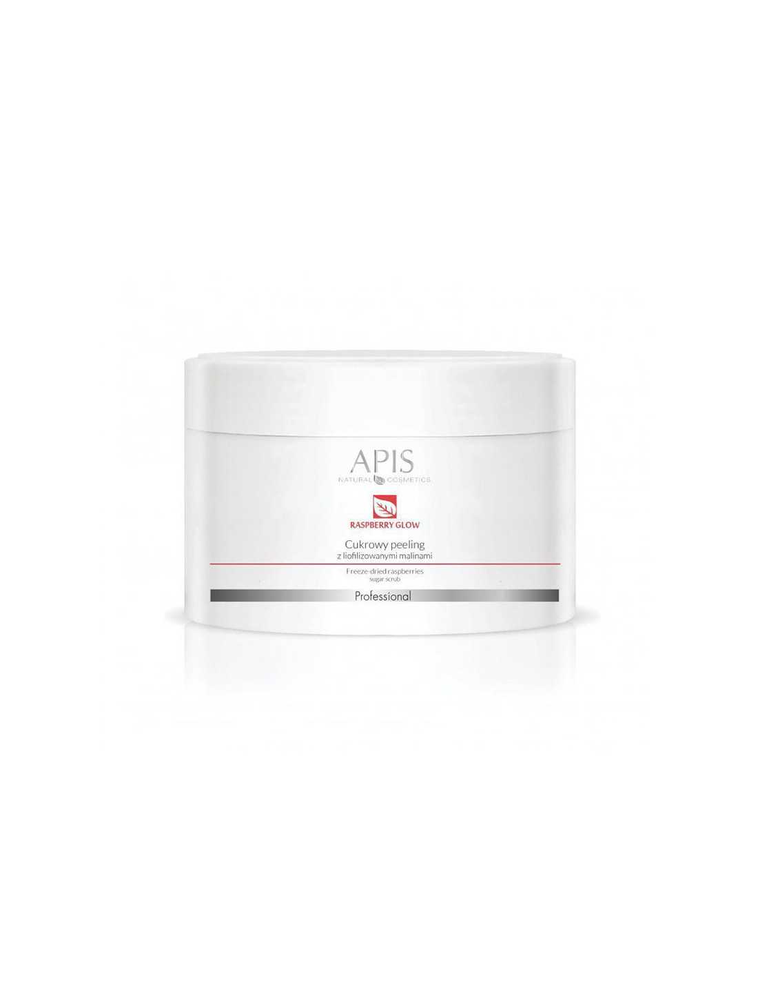 Apis cukrowy peeling z liofilizowanymi malinami 220 g 