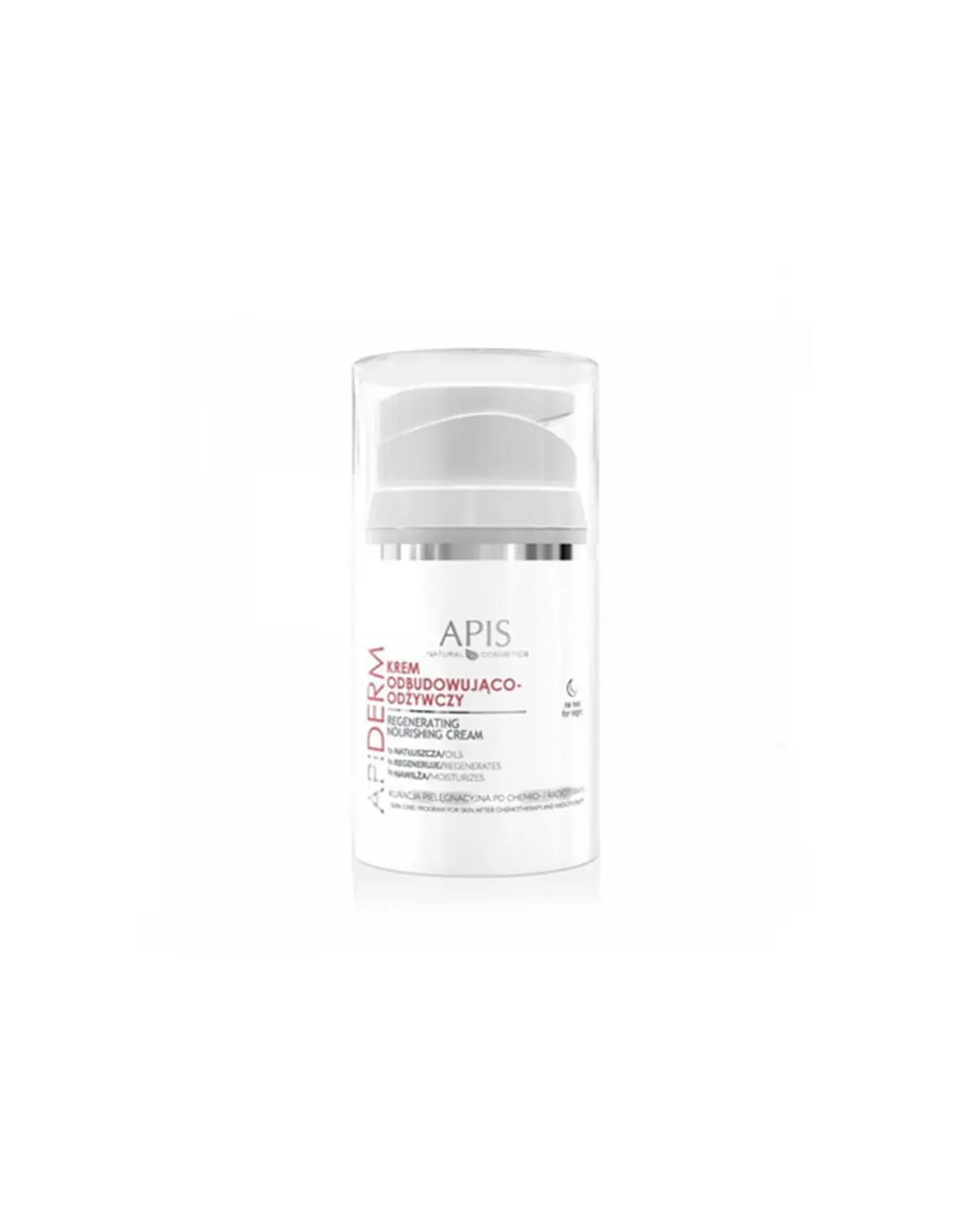 Apis apiderm krem odbudowująco-odżywczy na noc po chemio- i radioterapii 50 ml 