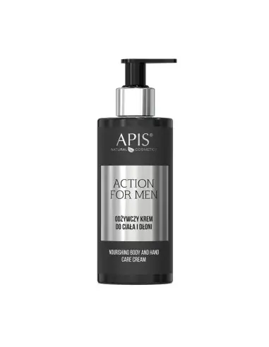 Apis action for men - odżywczy krem do ciała i dłoni 300 ml 