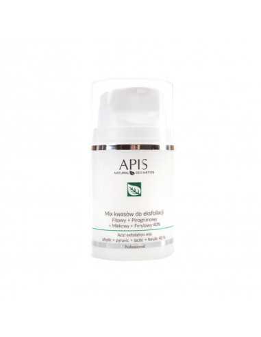 Apis mix kwasów 40 %, fitowy + pirogron. + mlekowy + ferul.50 ml 