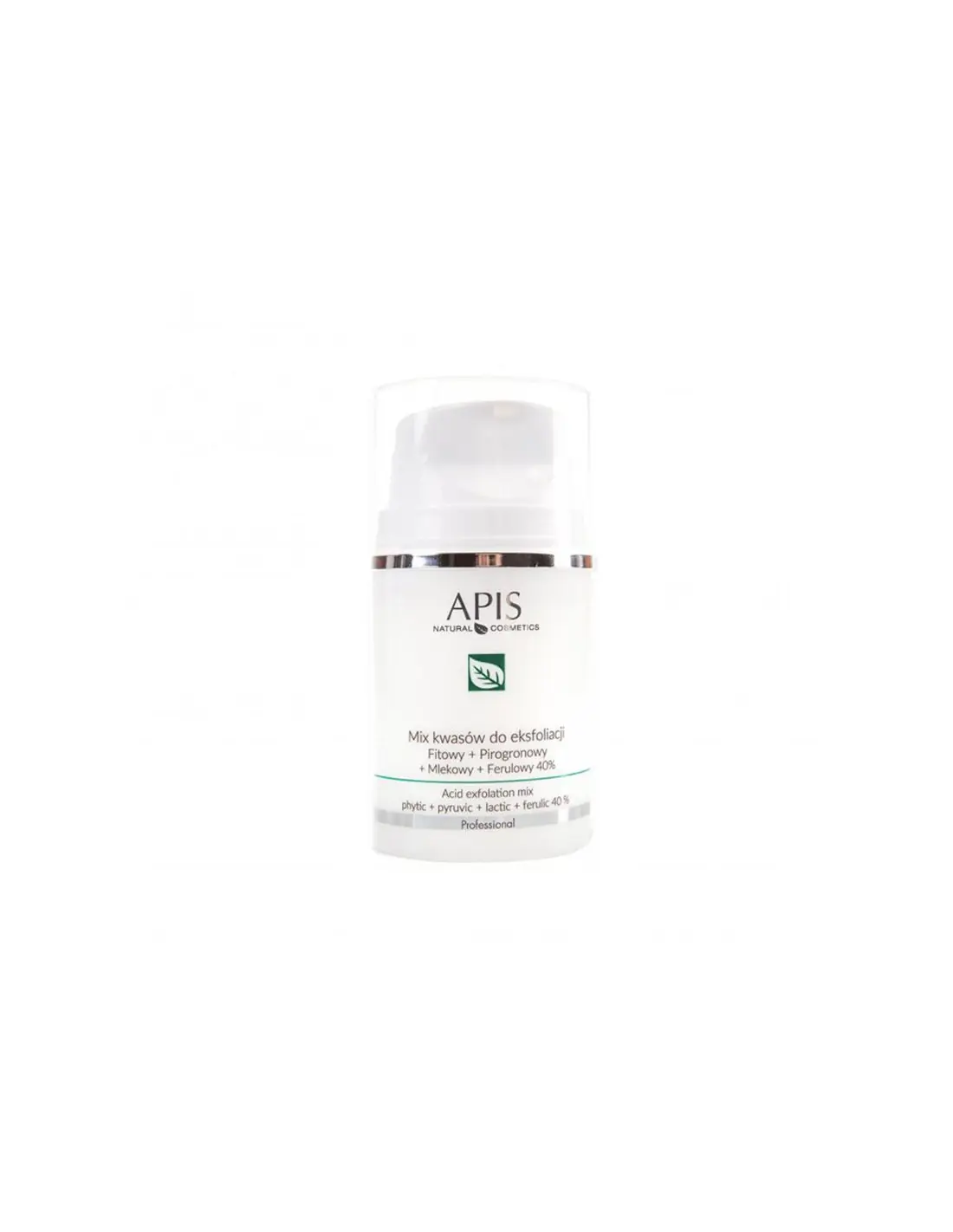 Apis mix kwasów 40 %, fitowy + pirogron. + mlekowy + ferul.50 ml 