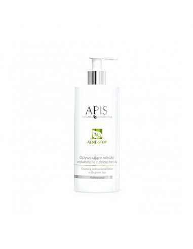 Apis acne-stop oczyszczające mleczko antybakt. z zieloną herbatą 500 ml 