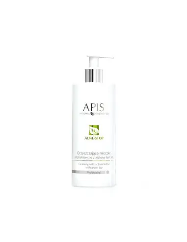 Apis acne-stop oczyszczające mleczko antybakt. z zieloną herbatą 500 ml 