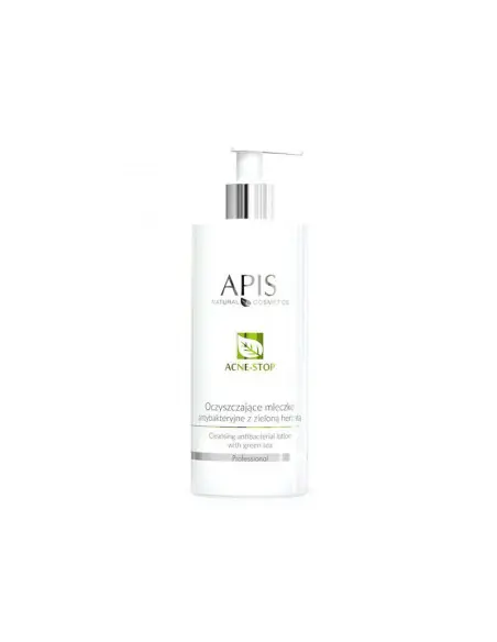 Apis acne-stop oczyszczające mleczko antybakt. z zieloną herbatą 500 ml 