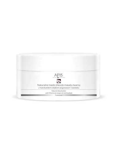 Apis naturalne masło shea z olejkiem argan. do masażu twarzy 100 g 
