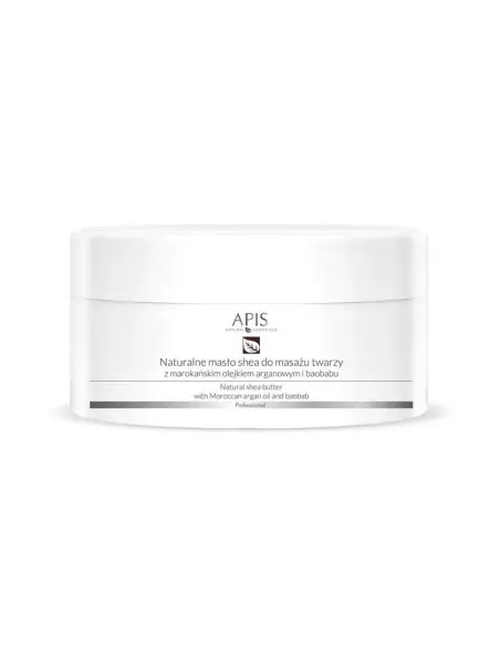 Apis naturalne masło shea z olejkiem argan. do masażu twarzy 100 g 