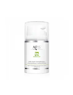 Apis lekki krem normalizujący, antytrądzikowy - zielona herbata 50 ml